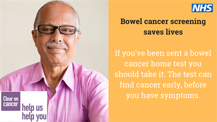 Poster for Bowel Cancer Campaign